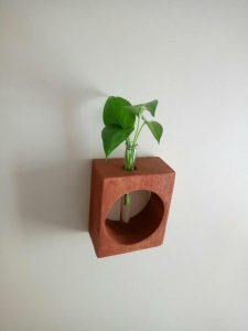 گلدان چوبی دیواری