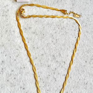گردنبند و دستبند مدل ماری دوبل کد 1291